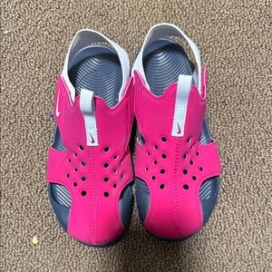 Nike Pink and Blue water Sandals